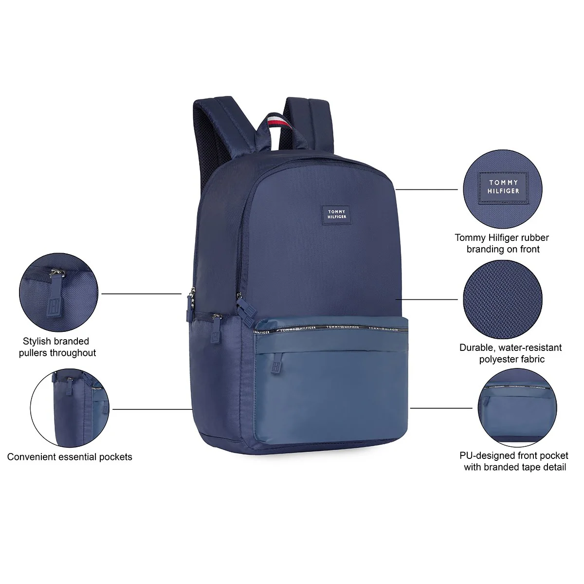 Tommy Hilfiger Lovington Laptop Backpack - Image 3