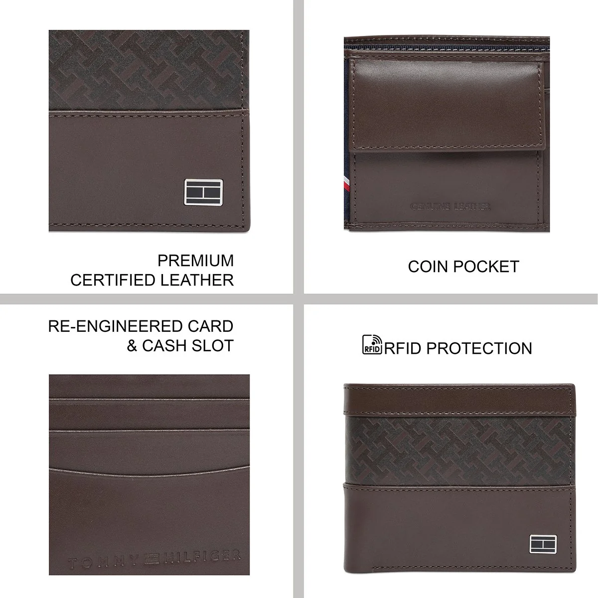 Tommy Hilfiger Machrie Men's Multicard Coin Wallet - Image 7