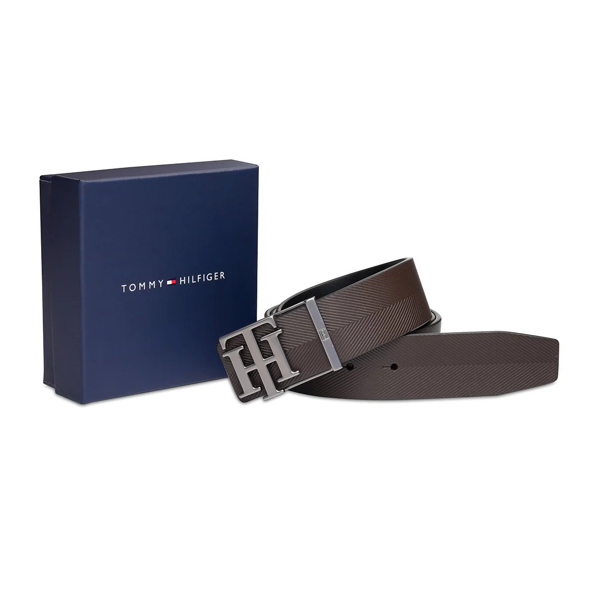 Tommy Hilfiger Marais Men's Reversible Belt - Image 8