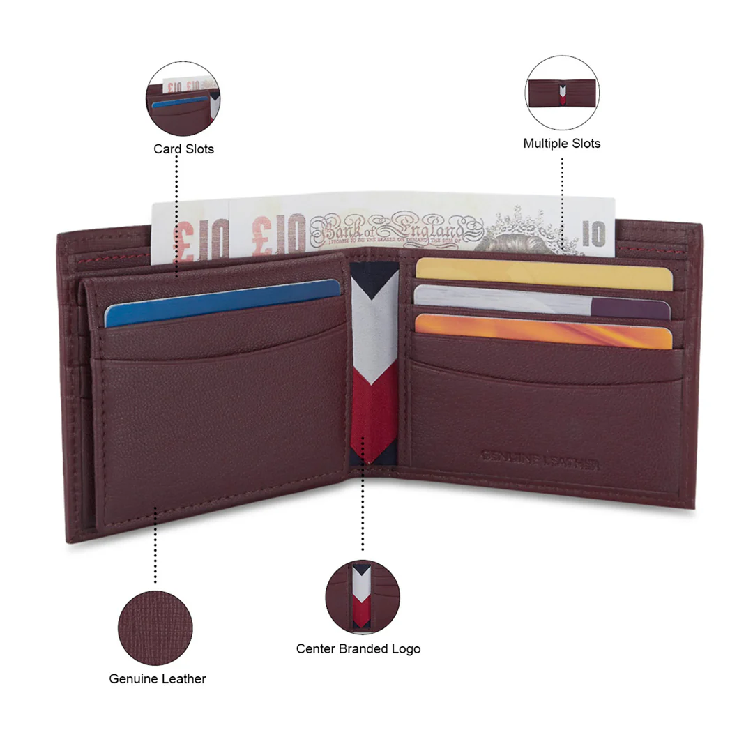 Tommy Hilfiger Marc Men's Leather Passcase Wallet - Image 4