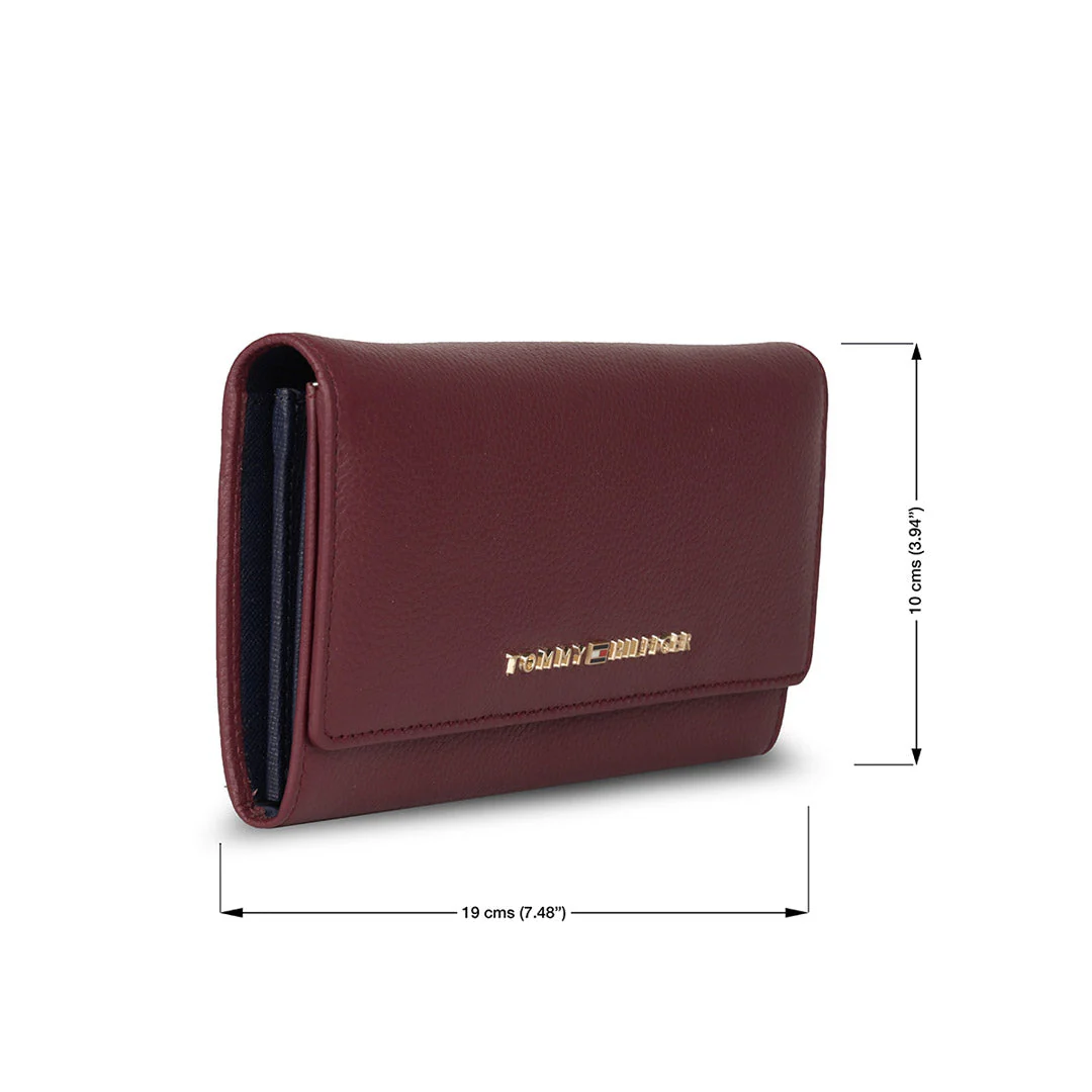 Tommy Hilfiger Mariam Women's Leather Flap Wallet - Image 6