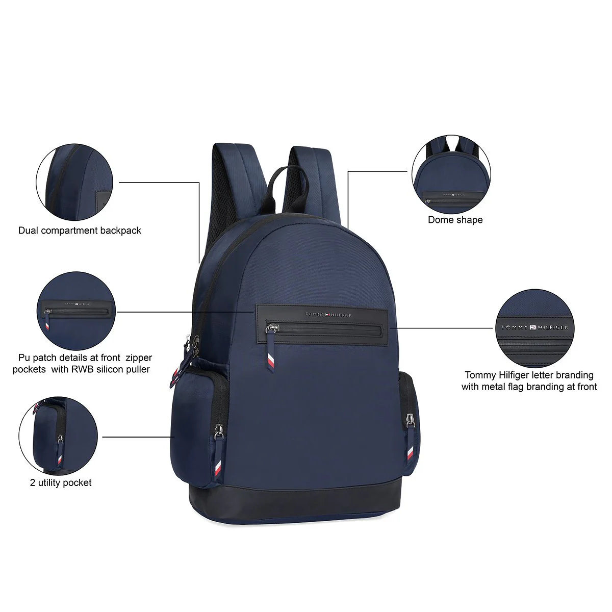 Tommy Hilfiger Marquise Laptop Backpack - Image 3
