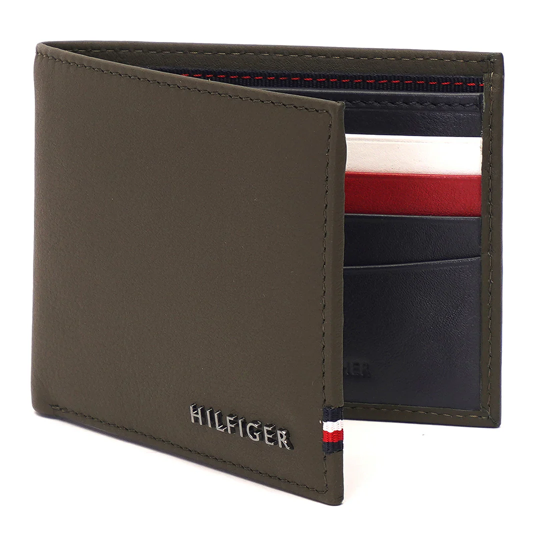Tommy Hilfiger Milled Men's Leather Slimfold Wallet - Image 9