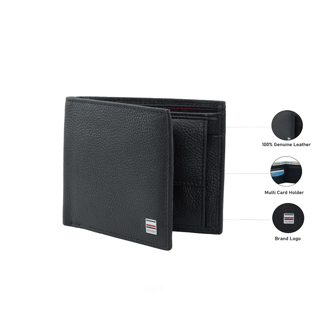Tommy Hilfiger Nixon Men's Leather Global Coin Wallet - Image 4