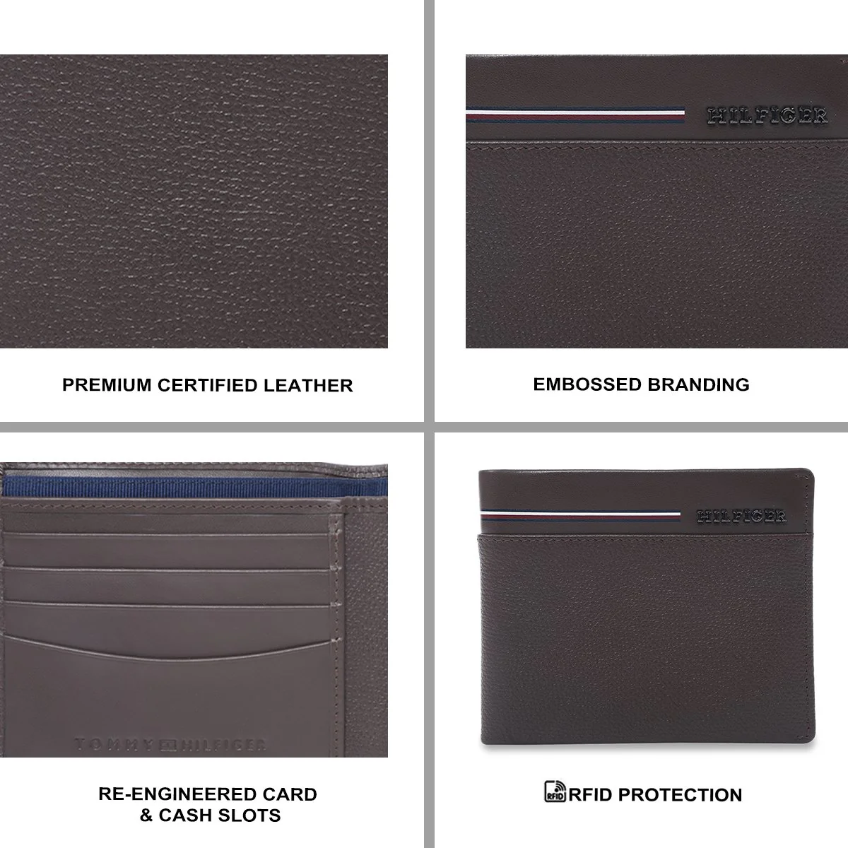 Tommy Hilfiger Nizao Men's Slimfold Wallet - Image 7