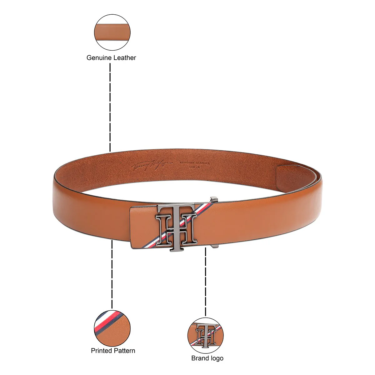 Tommy Hilfiger Norwegian Men's Non Reversible Belt - Image 4