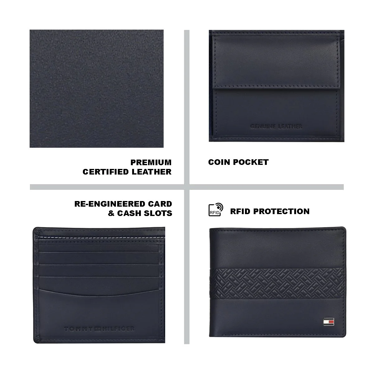 Tommy Hilfiger Nuevo Men's Global Coin Wallet - Image 8