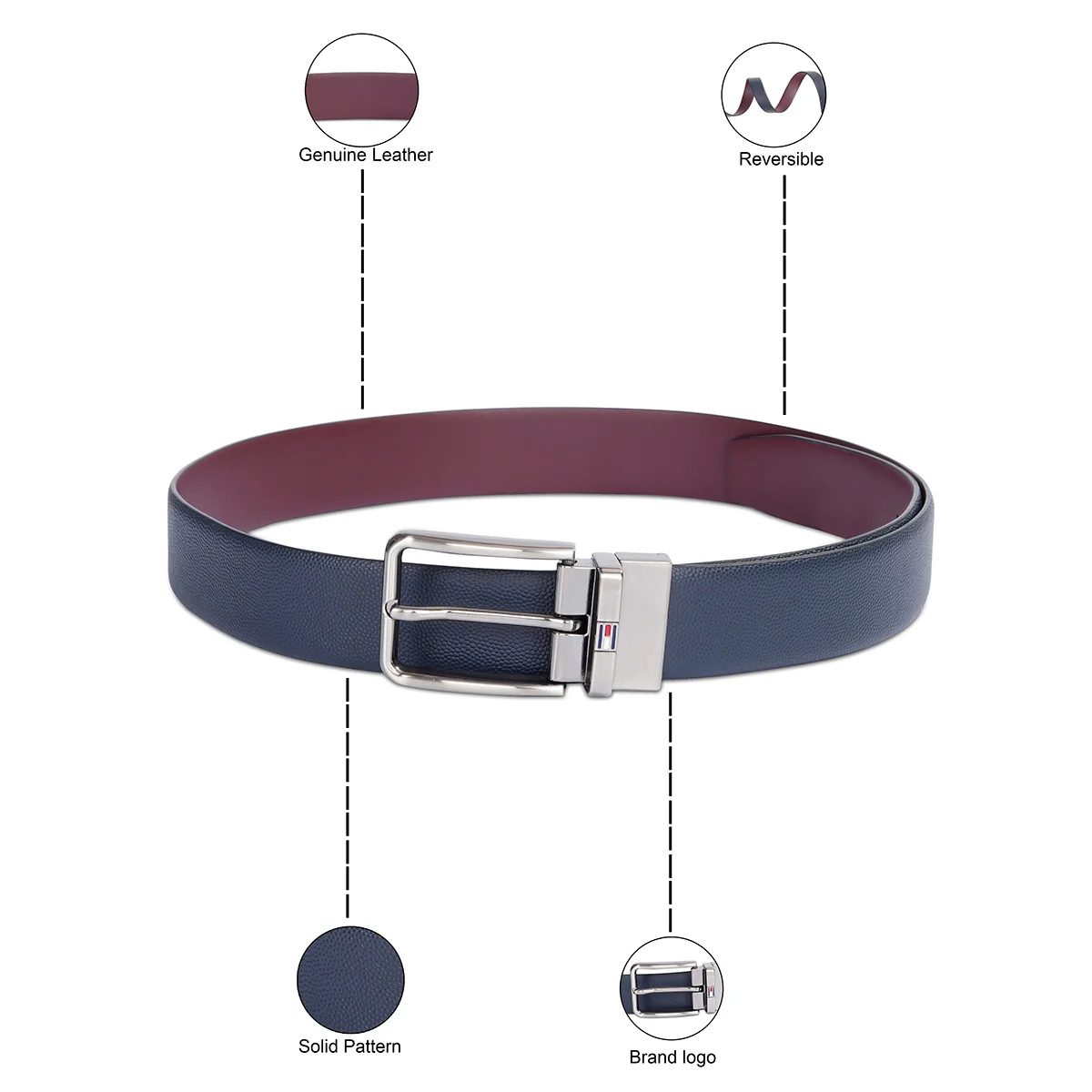 Tommy Hilfiger Odessa Reversible Belt - Image 4