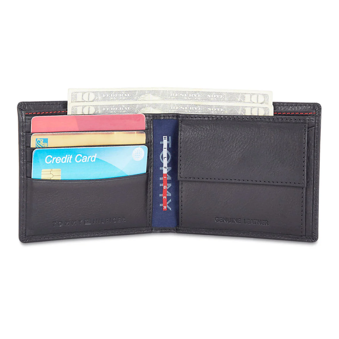 Tommy Hilfiger Oliver Men's Leather Global Coin Wallet - Image 6