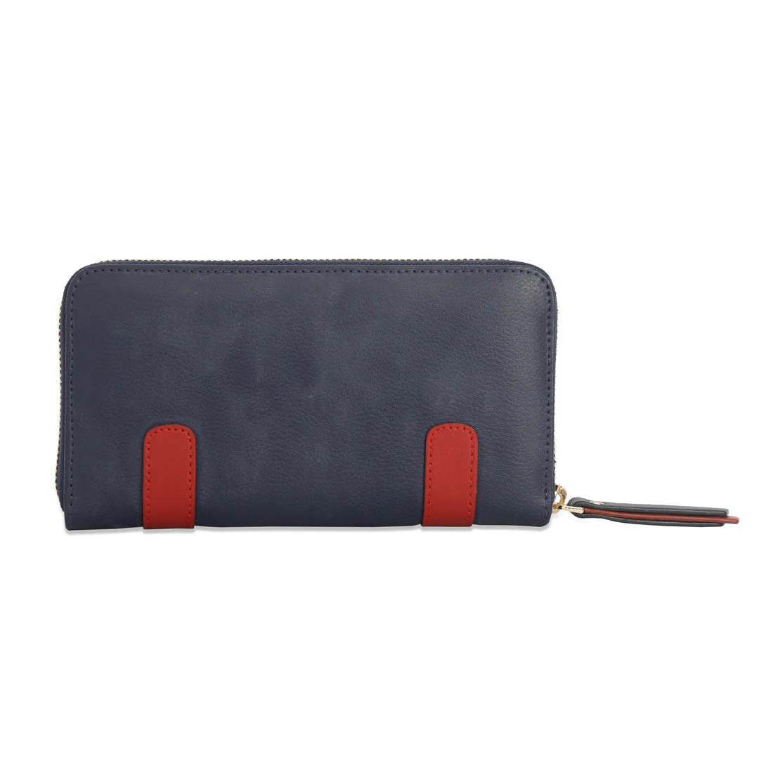 Tommy Hilfiger Omaha Women's Genuine Leather Wallet-Red - Image 7