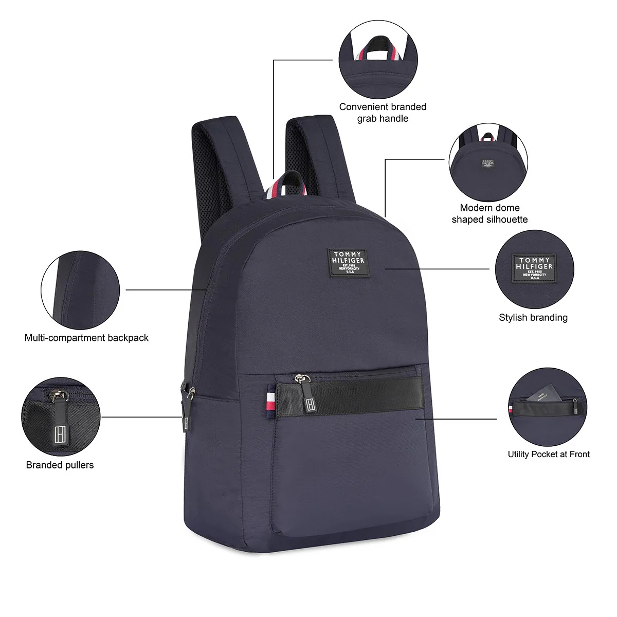 Tommy Hilfiger Oroville Laptop Backpack - Image 3