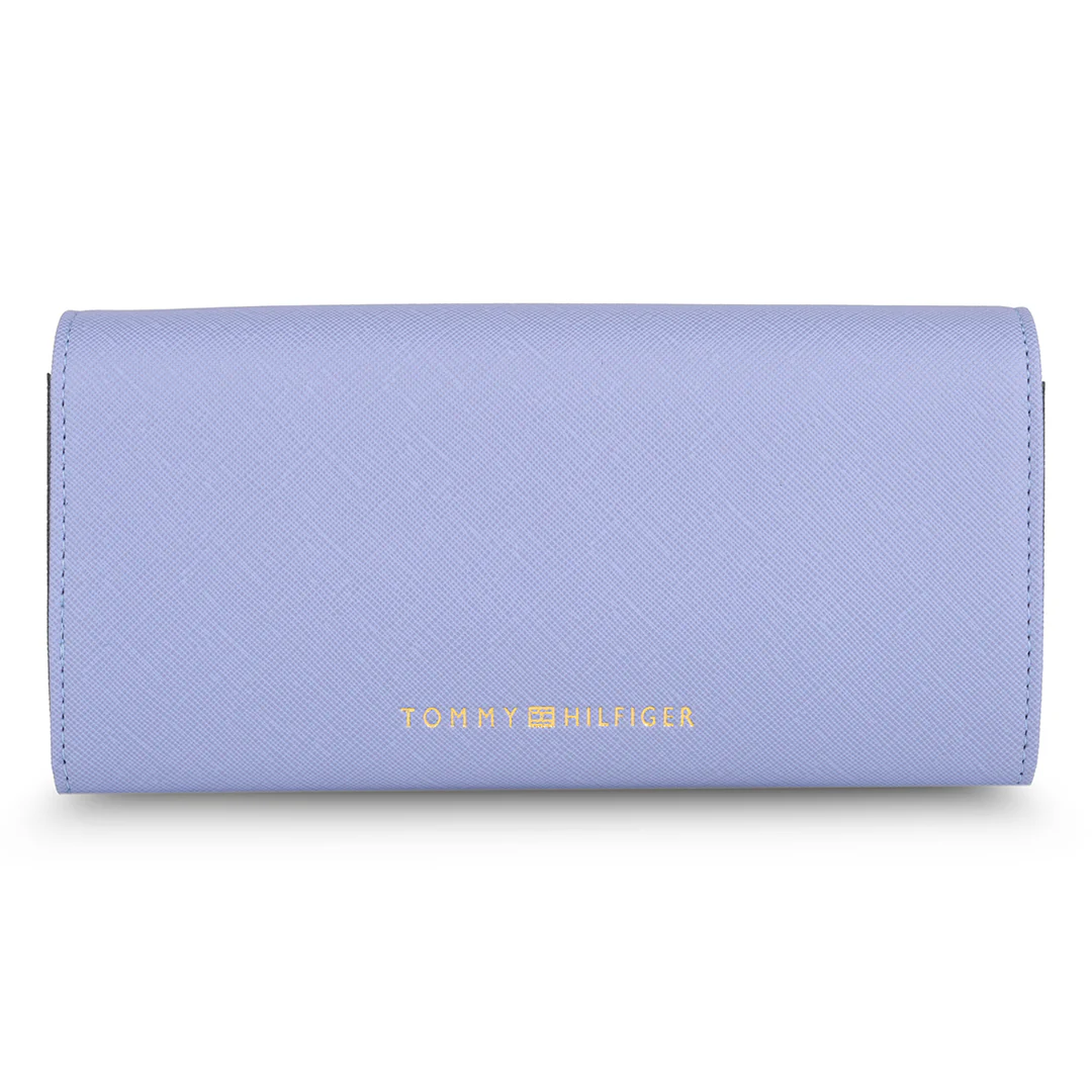 Tommy Hilfiger Paloma Women's Leather Flap Wallet-Black - Image 16