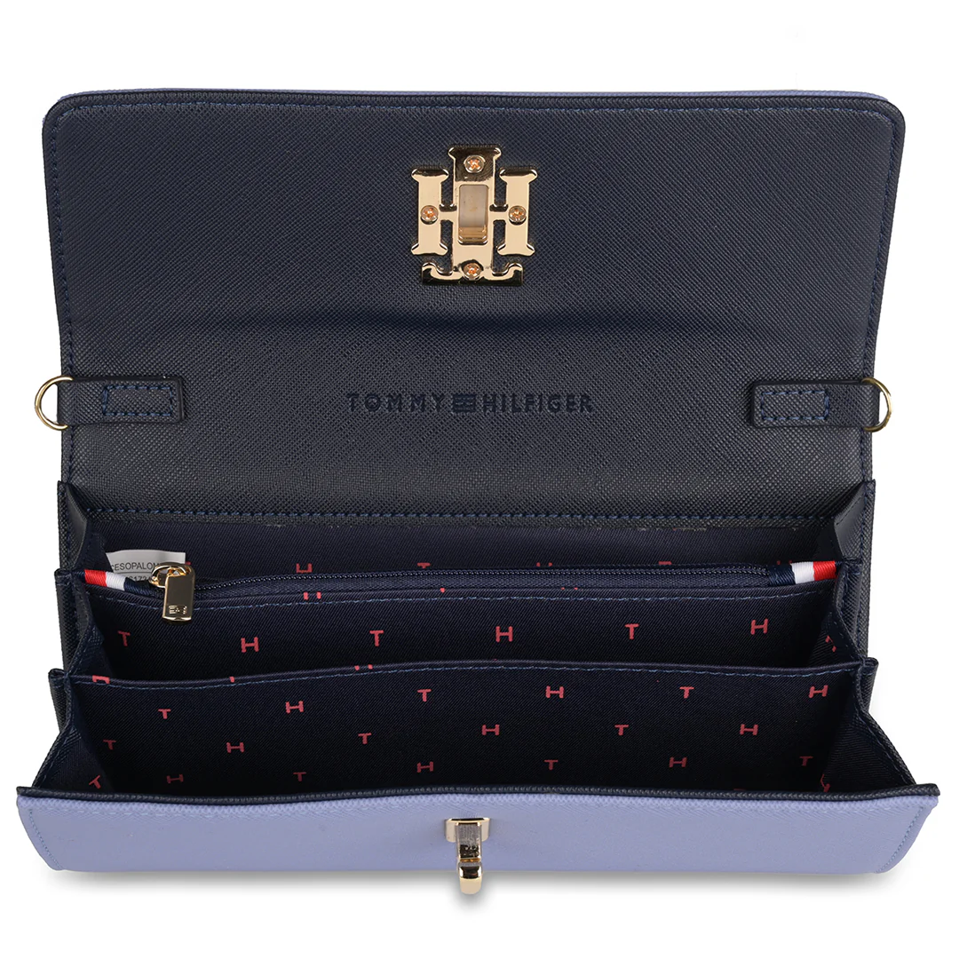 Tommy Hilfiger Paloma Women's Leather Flap Wallet-Black - Image 19