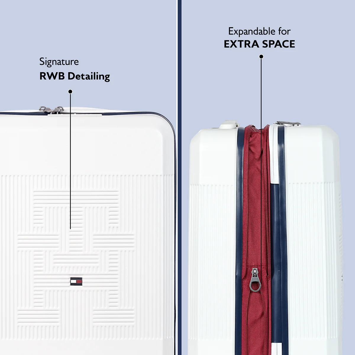 Tommy Hilfiger Patrick Hard Luggage (Set of 3) - Image 3