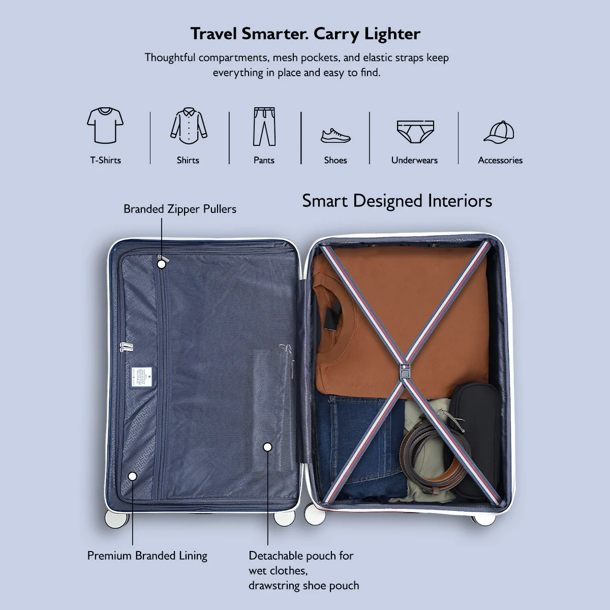 Tommy Hilfiger Patrick Hard Luggage (Set of 3) - Image 7