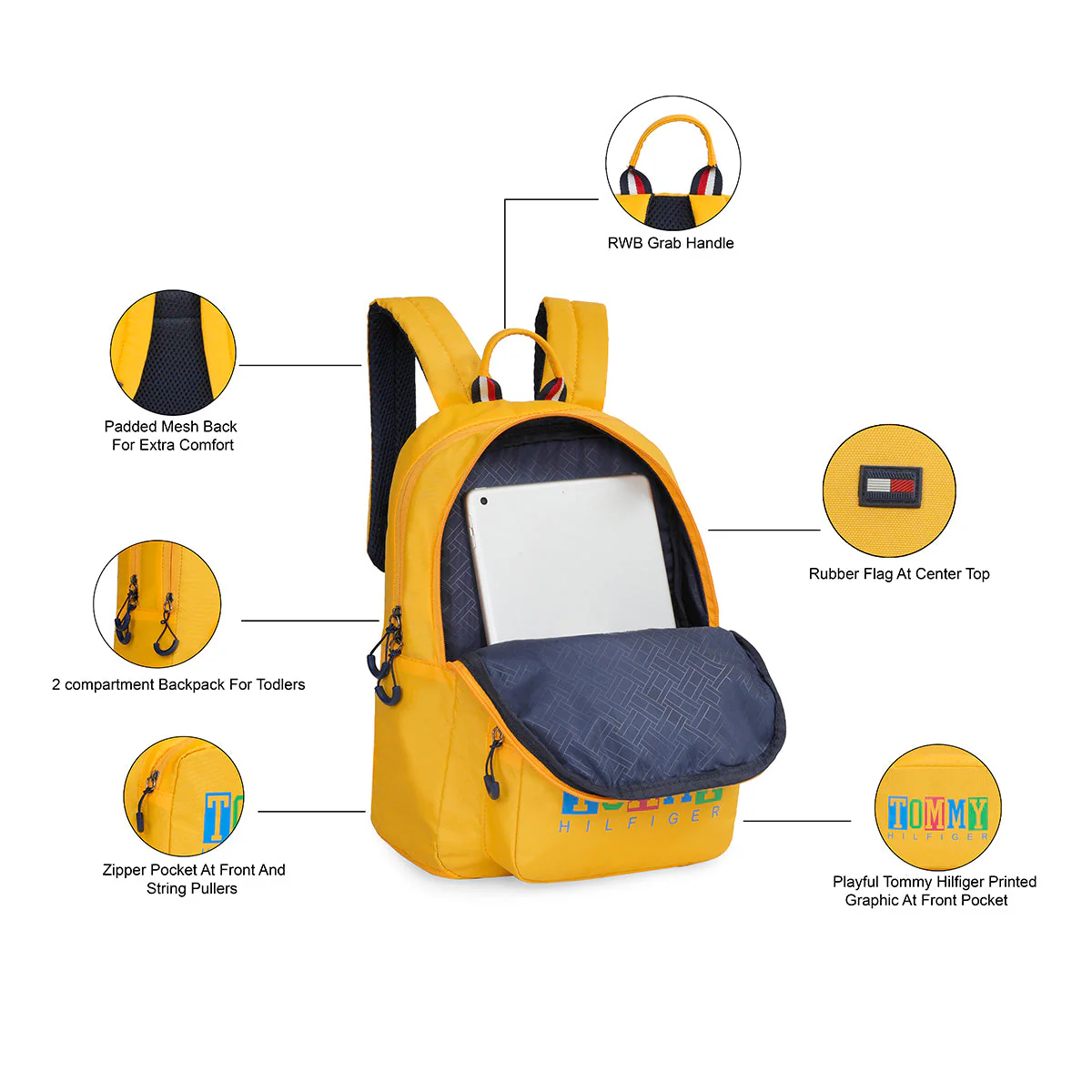 Tommy Hilfiger Pinocchio Back to School Backpack - Image 4