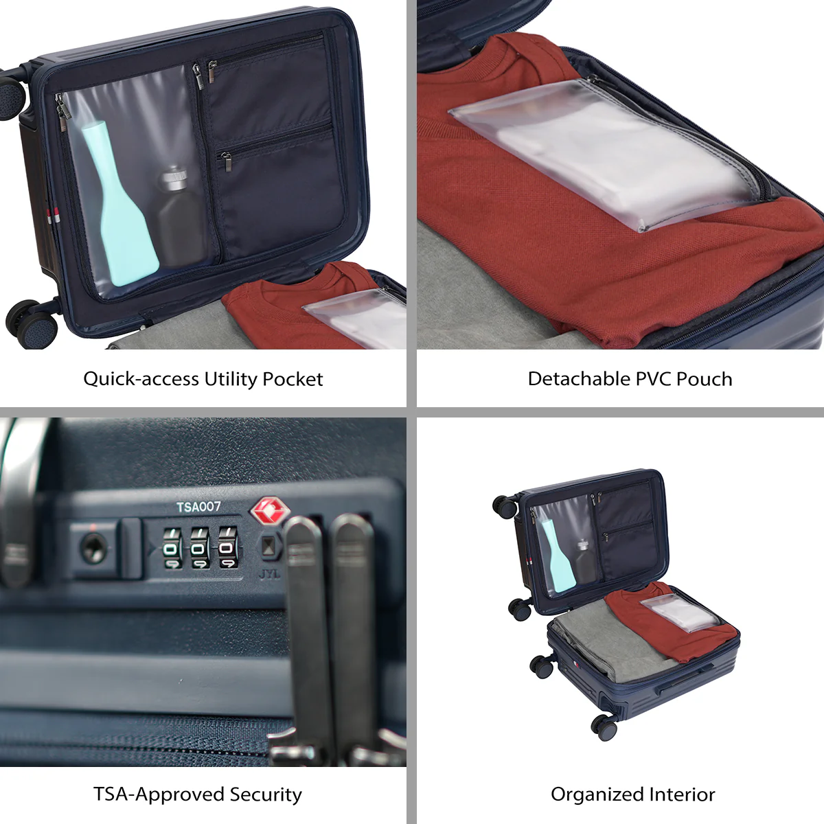 Tommy Hilfiger Pittsburg Hard Luggage - Image 29
