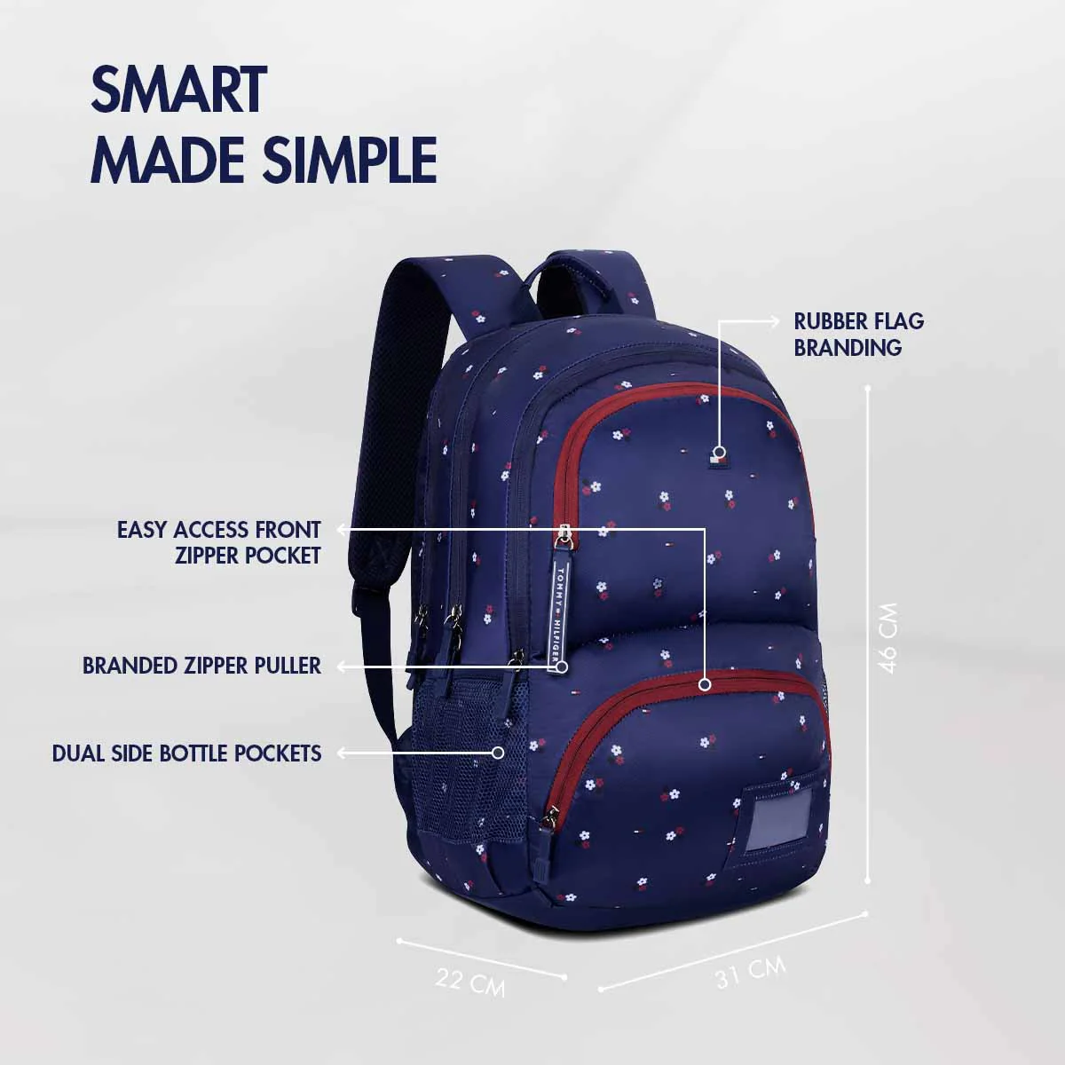 Tommy Hilfiger Pixel Non Laptop Backpack - Image 4