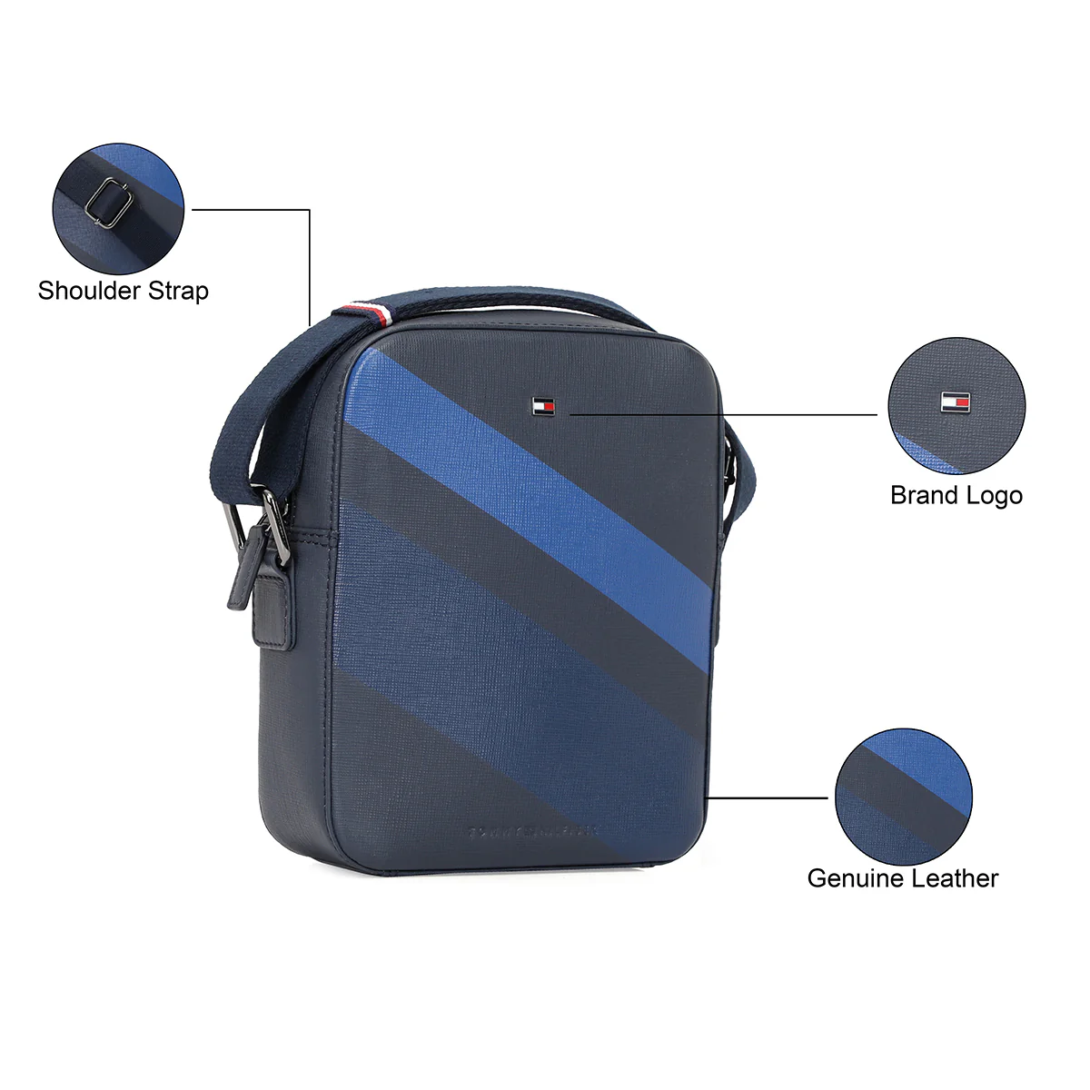 Tommy Hilfiger Premium Leather Line Coniston Crossbody - Image 11