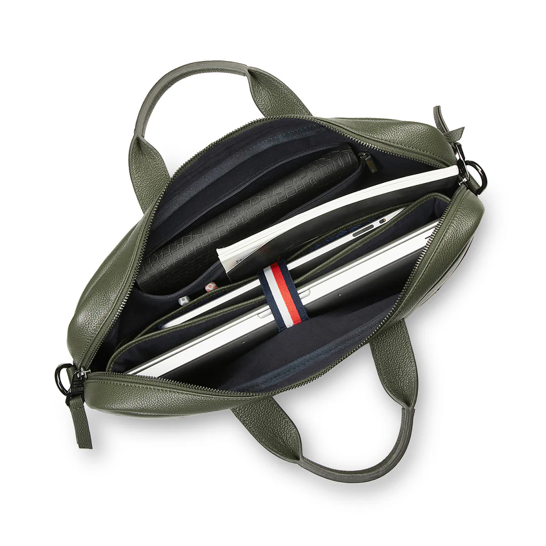 Tommy Hilfiger Premium Leather Line Hampshire Business Case - Image 6