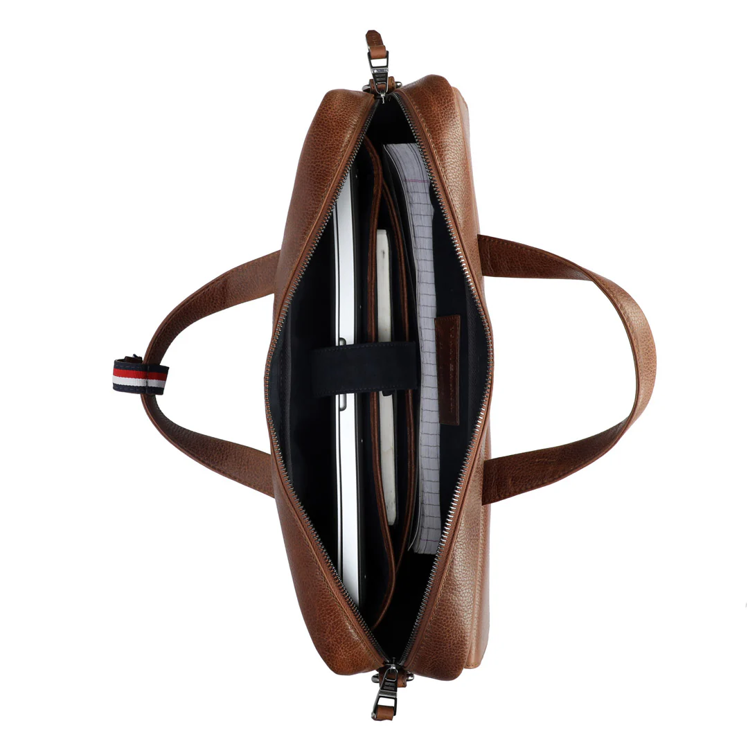 Tommy Hilfiger Premium Leather Line Ryker Business Case - Image 5