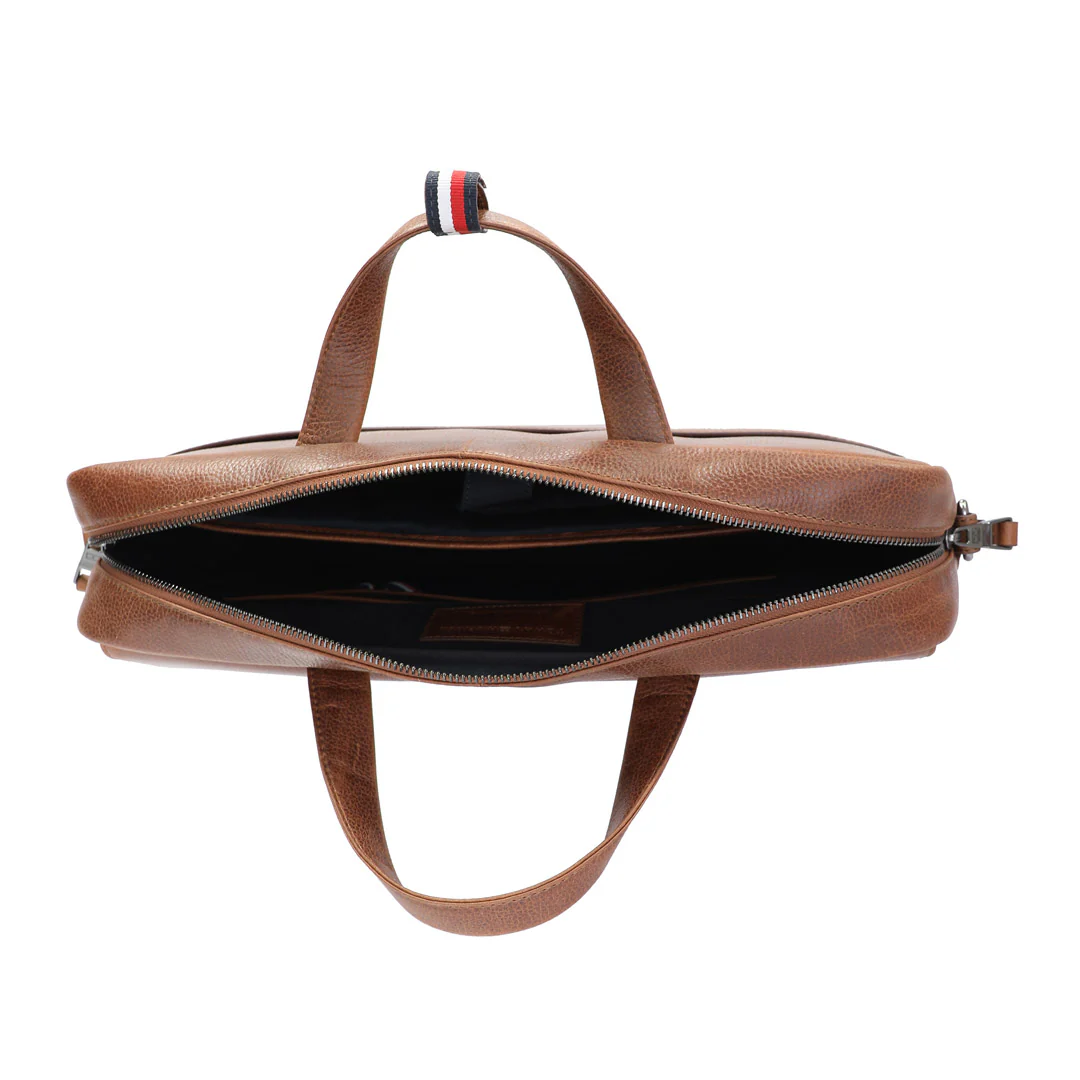Tommy Hilfiger Premium Leather Line Ryker Business Case - Image 8