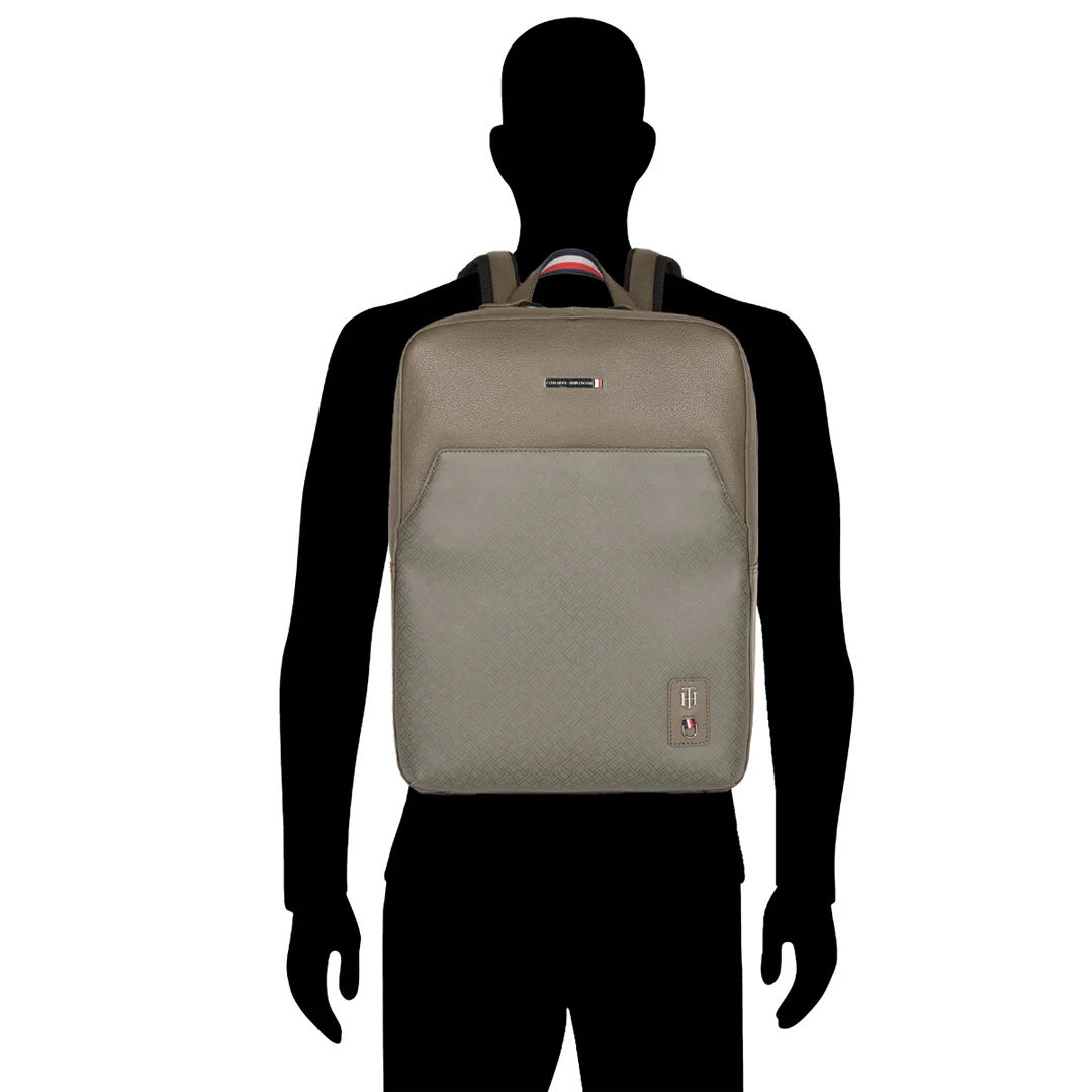 Tommy Hilfiger Premium Leather Line Prudence Laptop Backpack - Image 6