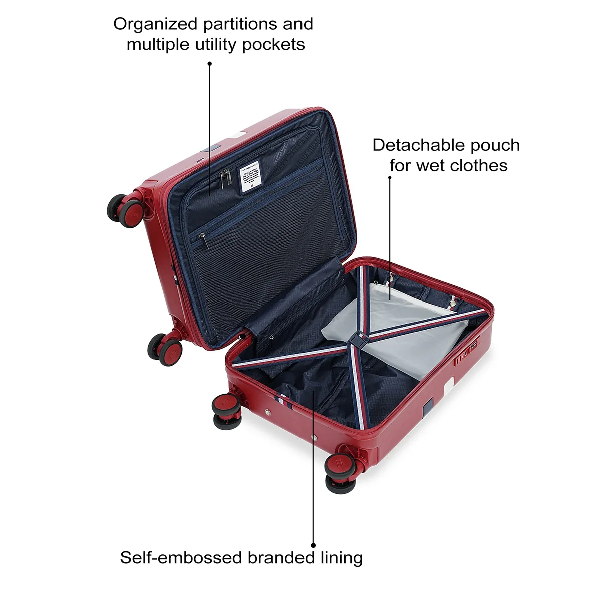 Tommy Hilfiger Reagan Hard Luggage - Image 3