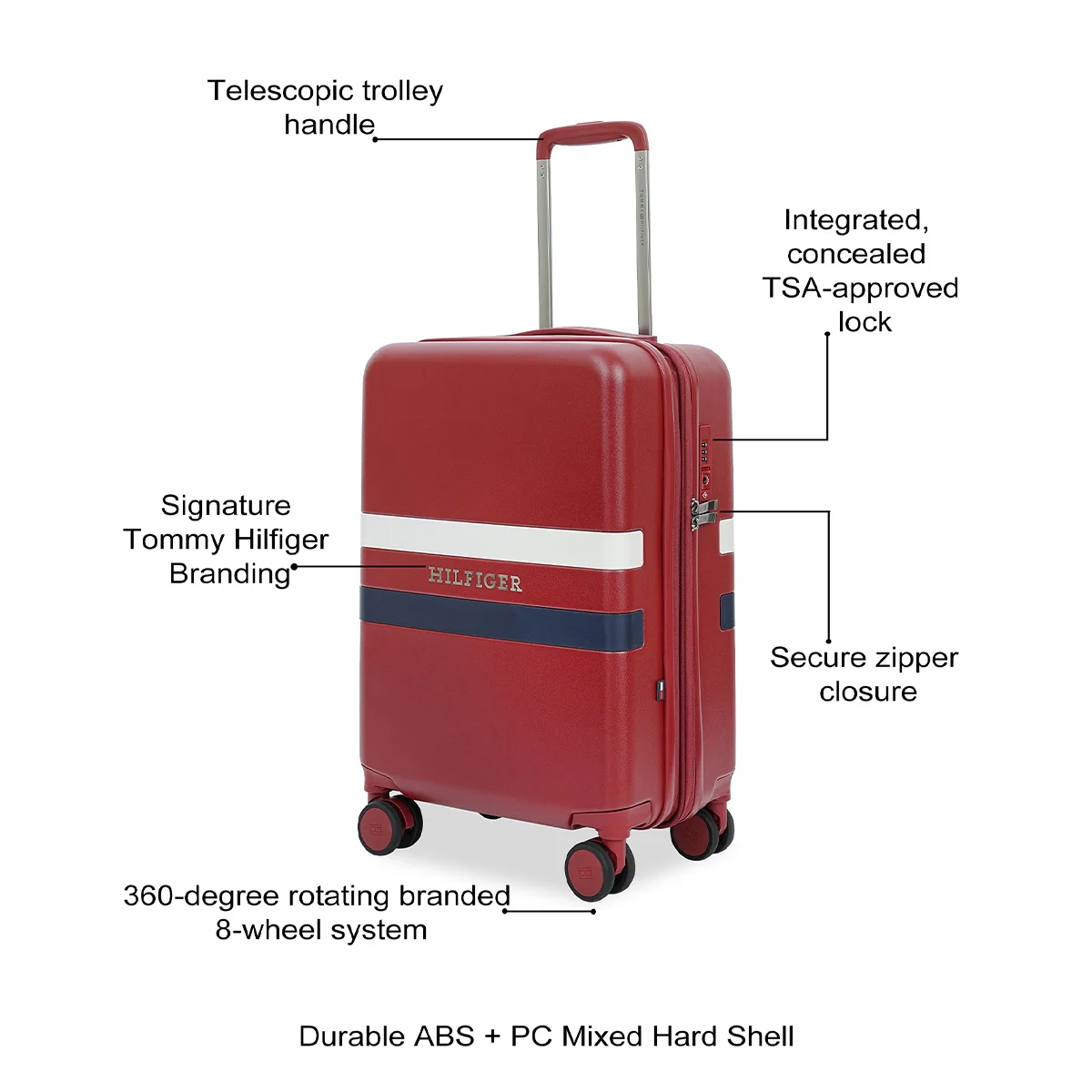 Tommy Hilfiger Reagan Hard Luggage - Image 4