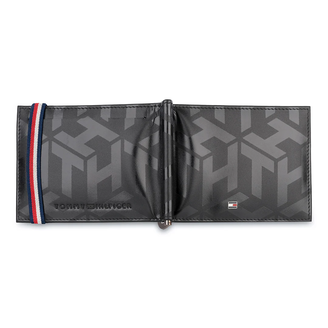 Tommy Hilfiger Reich Men's Leather Money Clip Wallet - Image 23