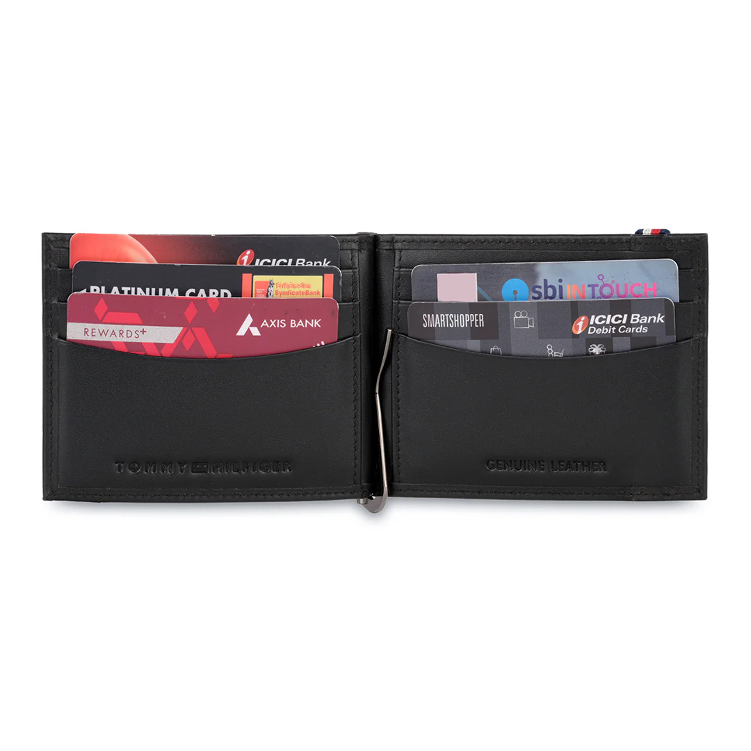 Tommy Hilfiger Reich Men's Leather Money Clip Wallet - Image 24