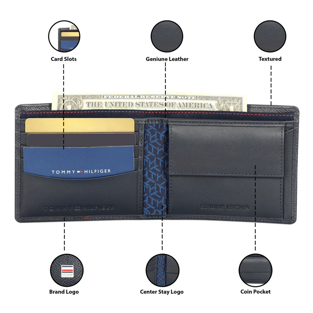 Tommy Hilfiger Renato Men's Leather Global Coin Wallet - Image 4