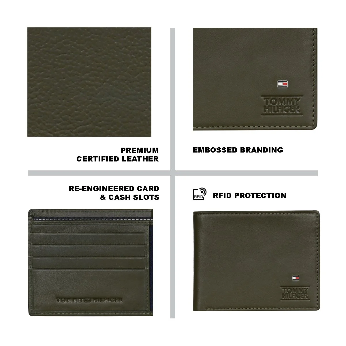 Tommy Hilfiger Ridgeport Men's Slimfold Wallet - Image 8
