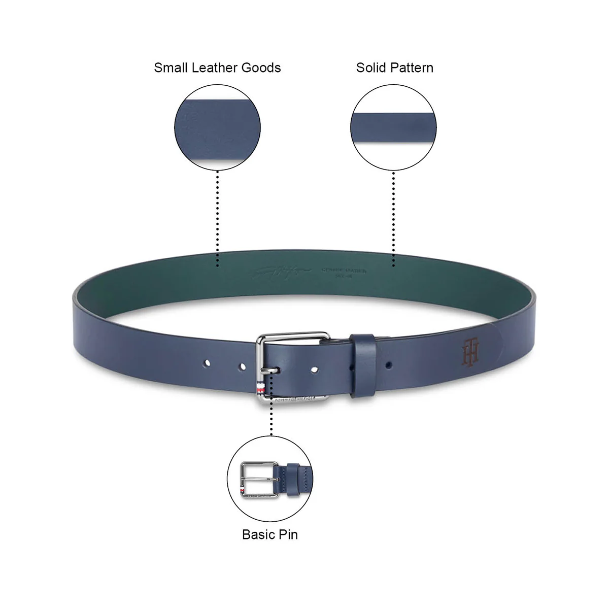 Tommy Hilfiger Ringsted Men's Leather Belt - Image 4