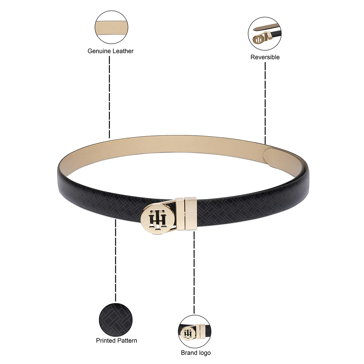 Tommy Hilfiger Riza Women's Reversible Belt - Image 4