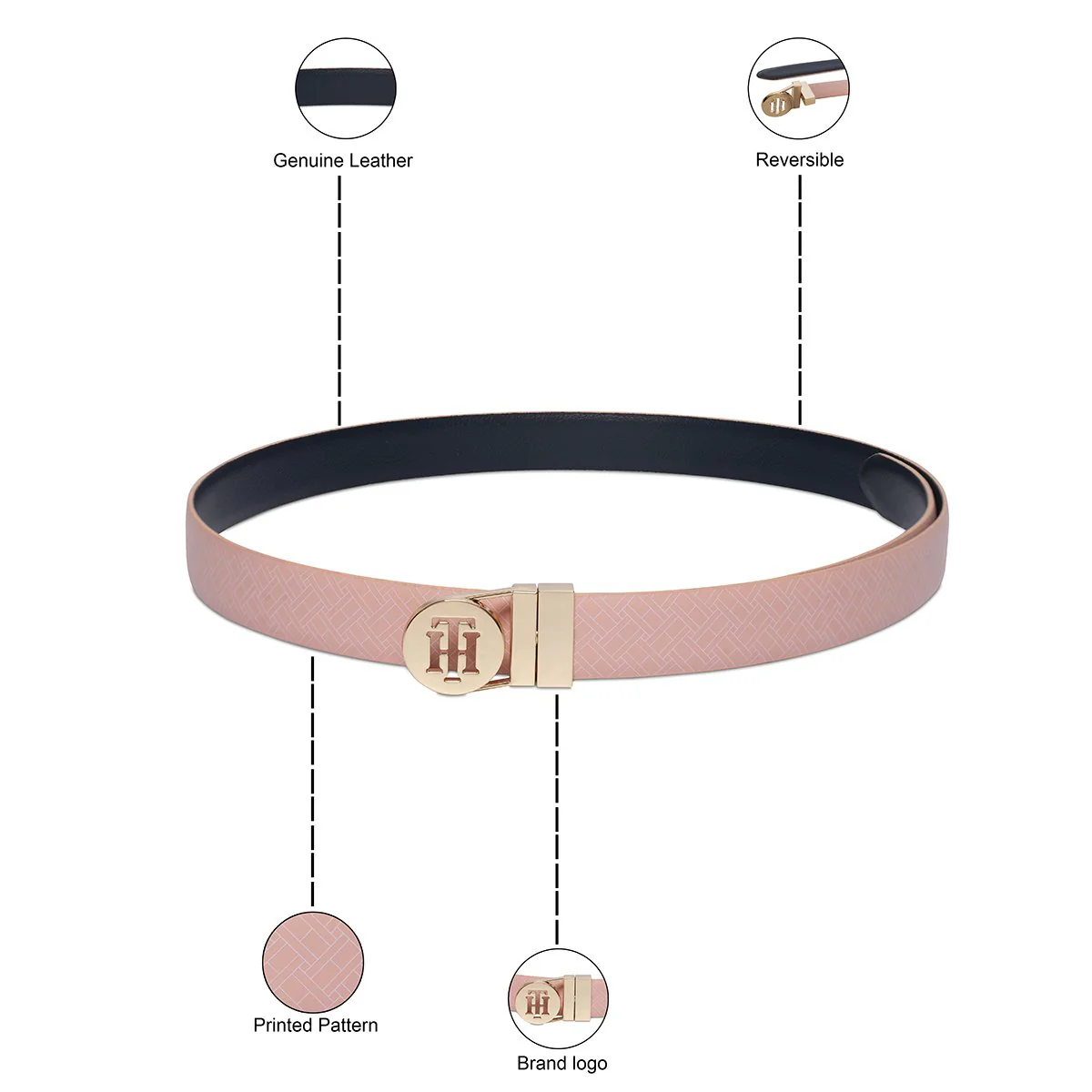 Tommy Hilfiger Riza Women's Reversible Belt - Image 4
