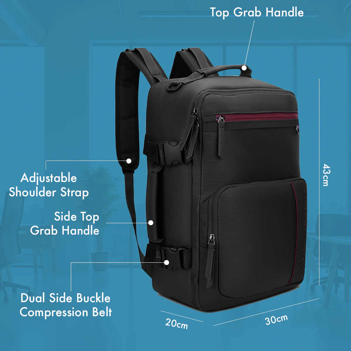 Tommy Hilfiger Roava Non Laptop Backpack - Image 5