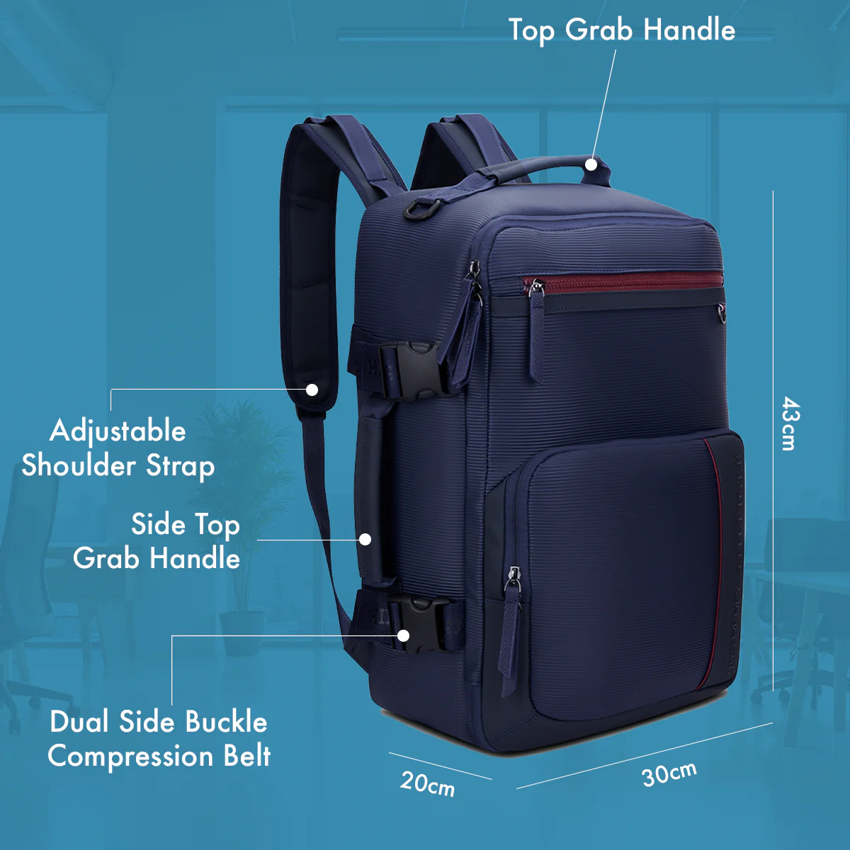 Tommy Hilfiger Roava Non Laptop Backpack - Image 5