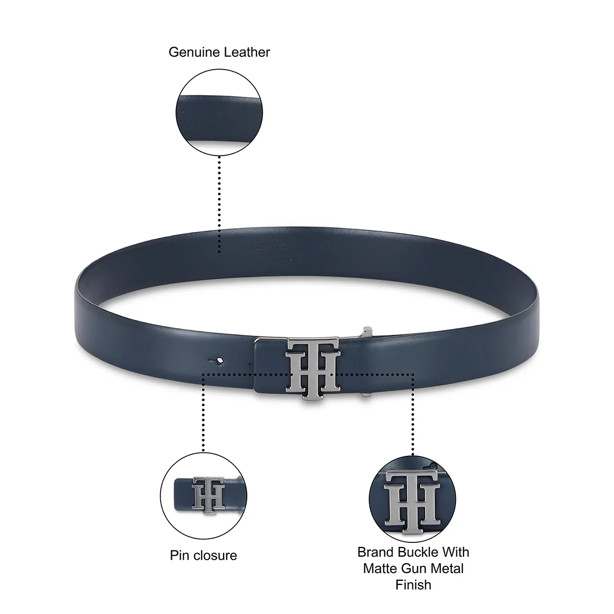 Tommy Hilfiger Rodovre Men's Leather Belt - Image 20