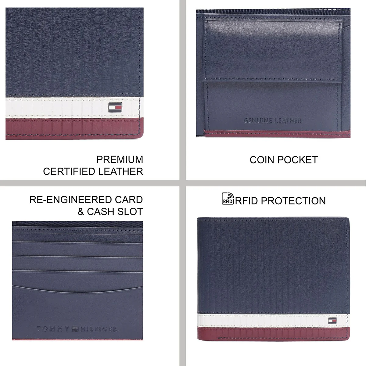 Tommy Hilfiger Samos Men's Multicard Coin Wallet - Image 8