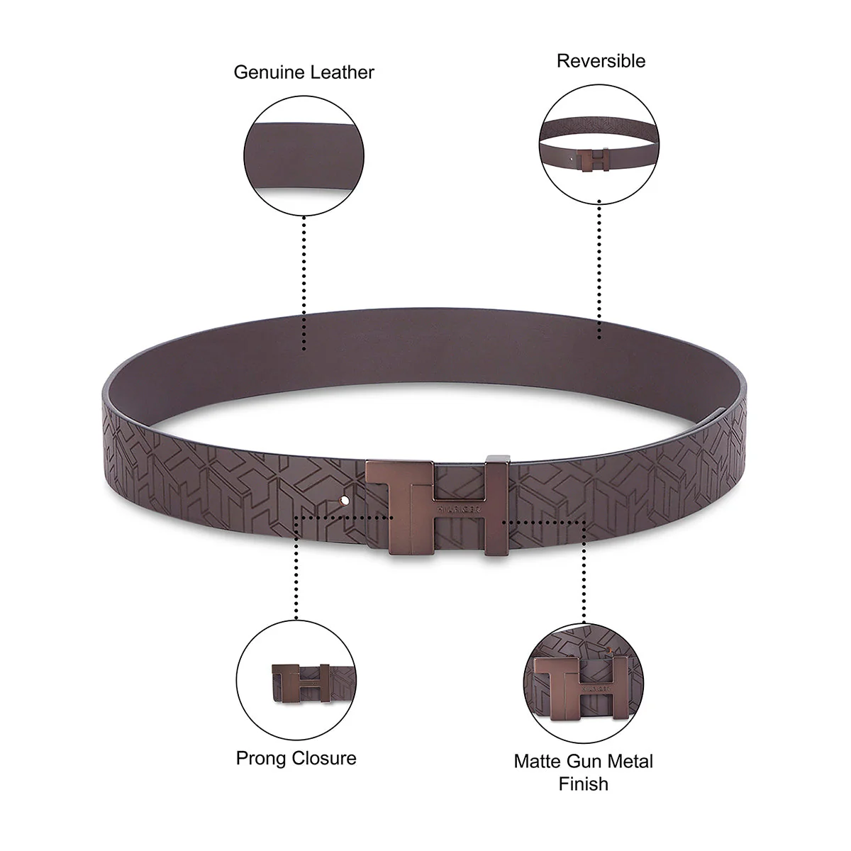 Tommy Hilfiger Sandro Men's Reversible Leather Belt - Image 12