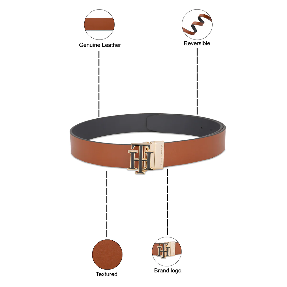 Tommy Hilfiger Scantic Men's Reversible Belt - Image 11