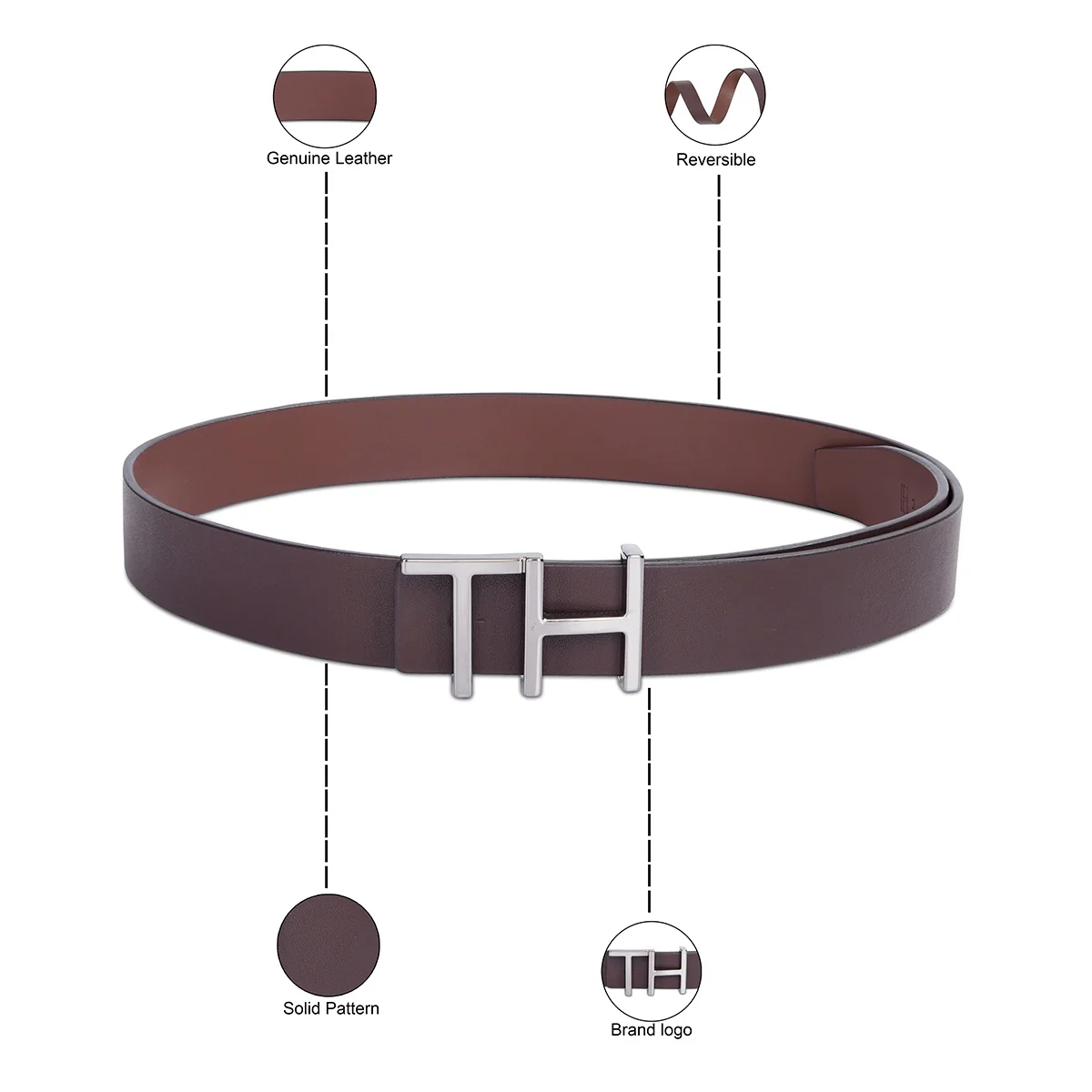 Tommy Hilfiger Selby Reversible Belt - Image 4