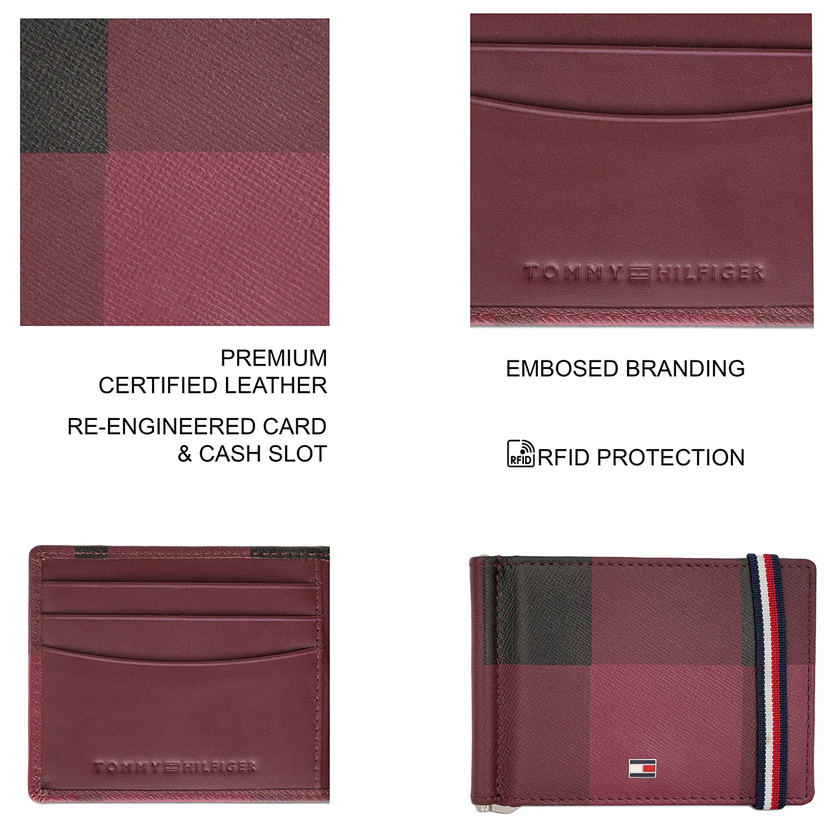 Tommy Hilfiger Newburg Money Clip Wallet - Image 4