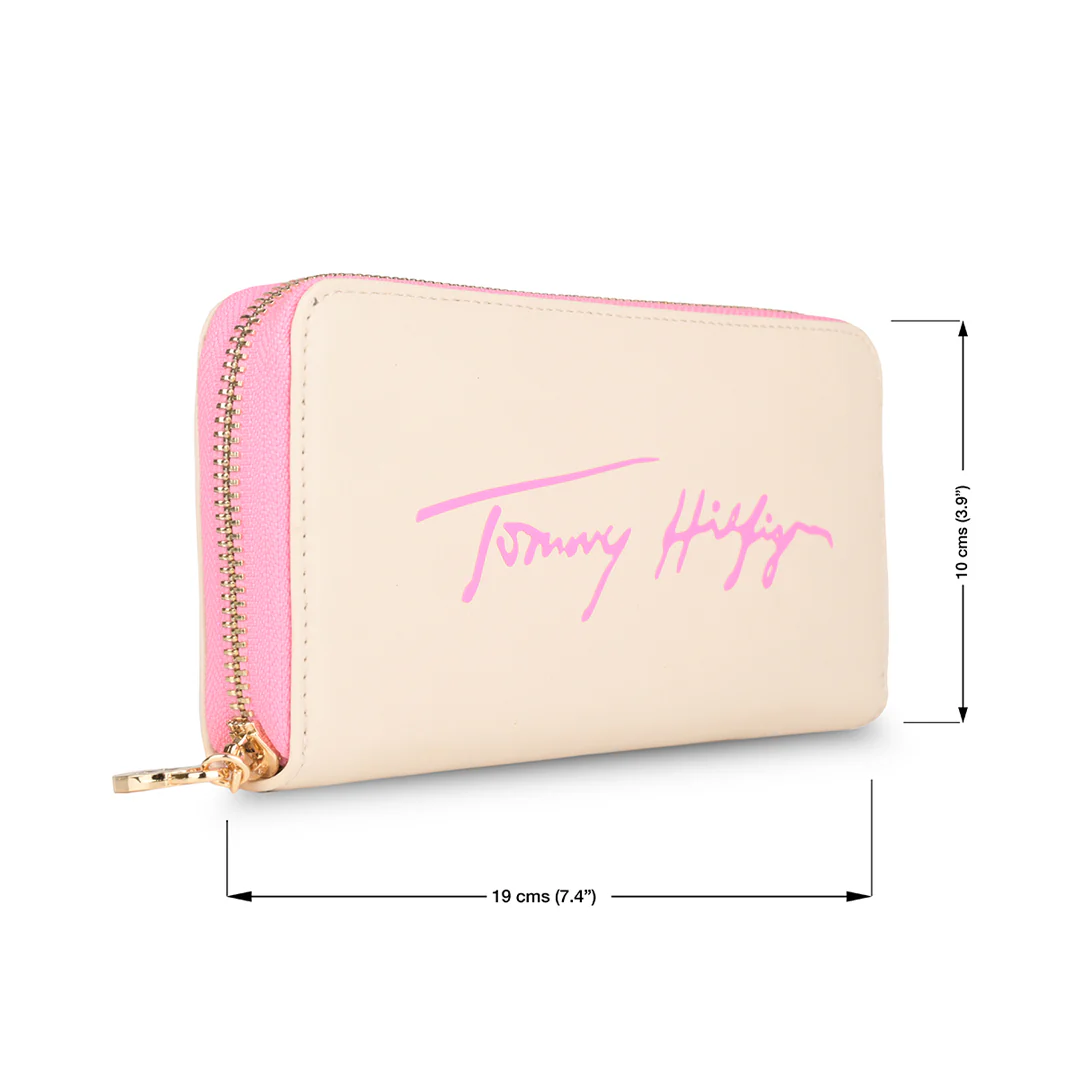 Tommy Hilfiger Sophie Women's Leather Zip Around Wallet-Navy - Image 14