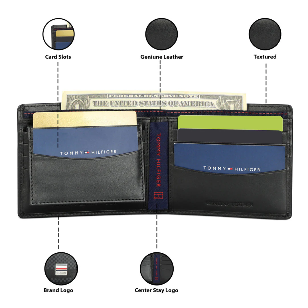 Tommy Hilfiger Stallion Men's Leather Passcase Wallet - Image 4