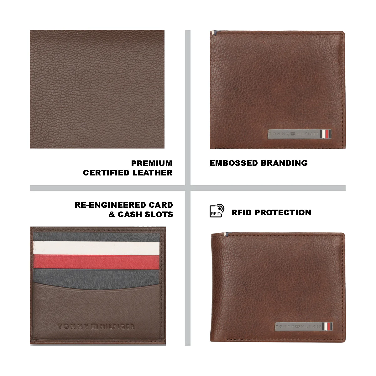 Tommy Hilfiger Steuben Men’s Global Coin Wallet - Image 4