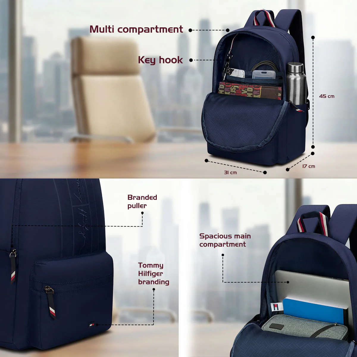 Tommy Hilfiger Stratton Non Laptop Backpack - Image 5