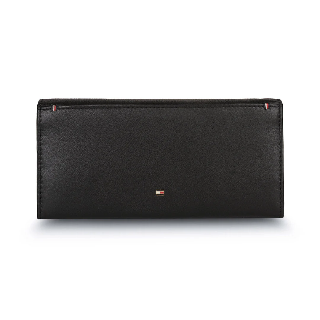Tommy Hilfiger Taliyah Women's Leather Flap Wallet-Grey - Image 10