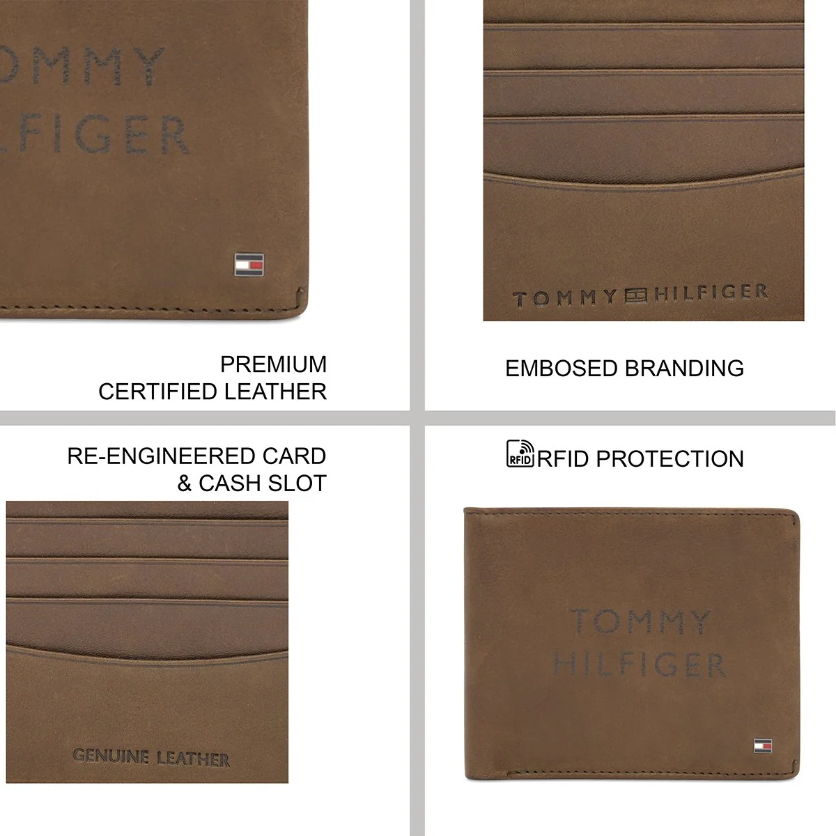 Tommy Hilfiger Thasos Men's Slimfold Wallet - Image 8